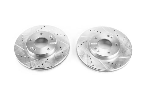 Power Stop 07-10 Kia Rondo Front Evolution Drilled & Slotted Rotors - Pair - JBR1379XPR