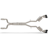 Kooks 2016+ Chevrolet Camaro SS LT1 6.2L 3in Exhaust w/ Catted X-Pipe 4in Black Slash Cut Quad Tips - 22605261