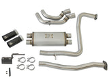 aFe POWER Rebel Series 2-1/2in 409 SS Cat Back Exhaust w/ Black Tips 16-17 Nissan Titan V8 5.6L - 49-46126-B