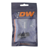 DeatschWerks 6AN ORB Male to 6AN ORB Male Swivel Adapter - Anodized Matte Black - 6-02-0423-B