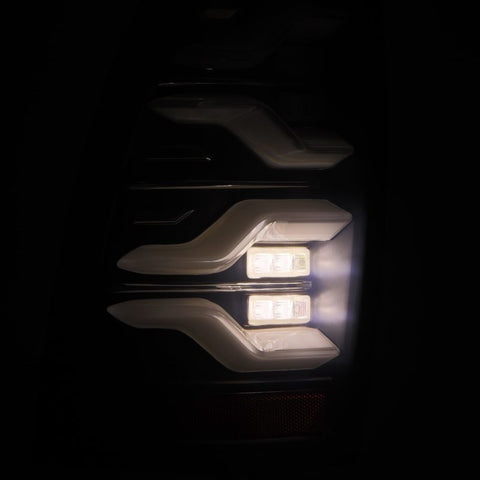 AlphaRex 05-15 Toyota Tacoma LUXX LED Taillights Blk w/Activ Light/Seq Signal - 680060