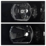 xTune Chevy Silverado 07-13 Crystal Headlights Black Smoked HD-JH-CS07-AM-BSM - 9030260