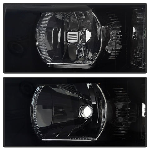 xTune Chevy Silverado 07-13 Crystal Headlights Black Smoked HD-JH-CS07-AM-BSM - 9030260