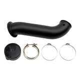 Wehrli 04.5-07 Dodge Ram Cummins 4in Down Pipe - w/High Mount S300 Turbo &amp; 2nd Gen Manifold - WCF100281