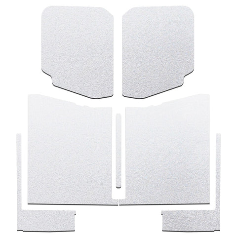 DEI 20-22 Jeep Gladiator JT 4-Door Boom Mat Complete Headliner Kit - 7 Piece - White - 50185