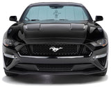 Covercraft 65-70 Ford Mustang Custom UVS100 Sunscreen w/ Black Mustang Logo - UFF10166SV