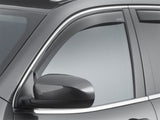 WeatherTech 14+ Jeep Cherokee Front Side Window Deflectors - Dark Smoke - 80741