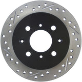StopTech 90-96 Acura Integra / 97-01 Integra (Exc. Type R) Slotted & Drilled Right Rear Rotor - 127.40017R