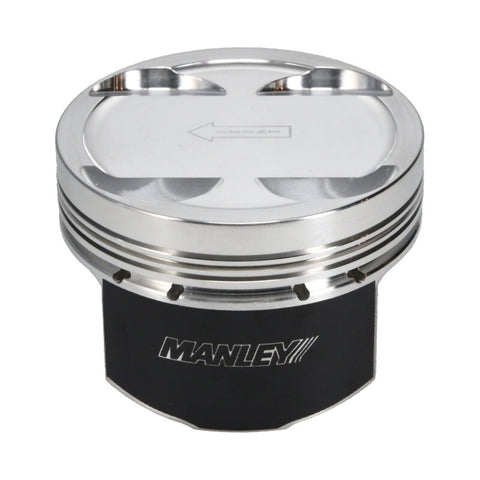 Manley 03-06 EVO VIII/IX 87.0mm-Bore +2.0mm Over Size-10.0/10.5 CR Dish Piston Set with Rings - 619220C-4