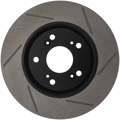 StopTech Power Slot Slotted 06-08 Honda Civic Si Front Right Rotor - 126.40057SR