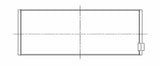 ACL 1958-1980 Chrysler Prod V8 383/400/440 .40mm Oversized Trimetal Rod Bearing Set - 8B527P-40