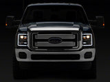 Raxiom 11-16 Ford F-250 Super Duty LED Projector Headlights - Blk Housing (Clear Lens) - SD3620