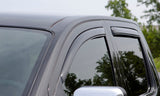 AVS 2019 GMC 1500 Extended Cab/DC Ventvisor In-Channel Front & Rear Window Deflectors 4pc - Smoke - 194804