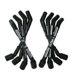 Moroso GM LS Ultra 40 Custom Fit  Sleeved Ignition Wire Set 8in 135 Deg Boots - Black - 73850