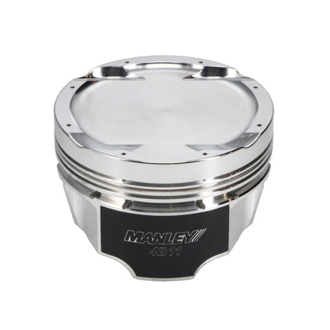 Manley 08+ Mitsubishi 4B11T 86.5mm (+.5mm) -11cc Dome 9.0:1 CR Turbo Tuff Series Piston Set w/ Rings - 624205CE-4