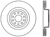 StopTech 04-09 Audi S4 Front Right Cryo Slotted Sport Brake Rotor - 126.33087CSR