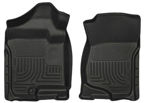 Husky Liners 07-14 Cadillac Escalade ESV/EXT Weatherbeater Black Front Floor Liners - 18201