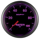AutoMeter Gauge Water Press 2-1/16in. 100PSI Stepper Motor W/Peak & Warn Elite - 5668