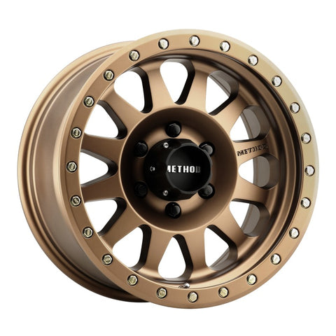 Method MR304 Double Standard 17x8.5 0mm Offset 6x135 94mm CB Method Bronze Wheel - MR30478516900