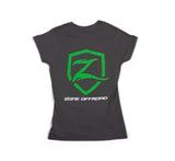 Zone Offroad Charcoal Gray Premium Cotton T-Shirt w/ Zone Offroad Logo - Womens - 2XL - ZONU91632XL