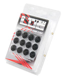 Wheel Mate Monster Lug Nut Caps - Black 14x1.50 - 33007B