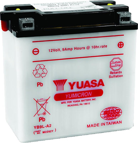 Yuasa YB9L-A2 Yumicron 12-Volt Battery - YUAM2292Y