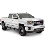 Bushwacker 17-18 Chevy Silverado 1500 Fleetside Pocket Style Flares 4pc 78.8/97.8in Bed - Graphite - 40957-84