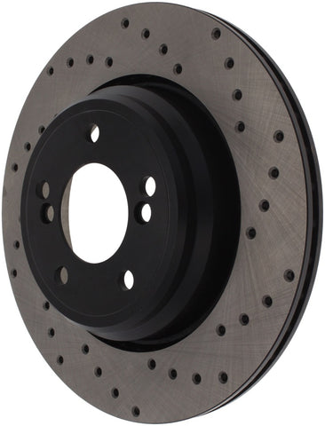 StopTech 01-07 BMW M3 (E46) / 00-04 M5 (E39) Drilled Left Rear Rotor - 128.34054L