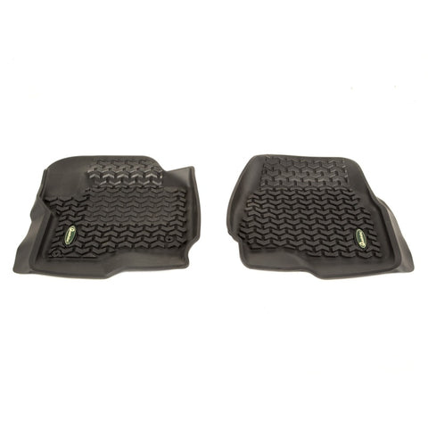 Rugged Ridge Floor Liner Front Black 2017-2018 Ford F-250 / F-350 / F-450 / F-550 Regular - 82902.40