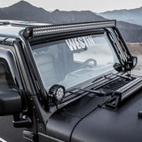 Westin/Snyper 07-17 Jeep Wrangler Snyper Overhead Light Hoop - Textured Black - 62-41005