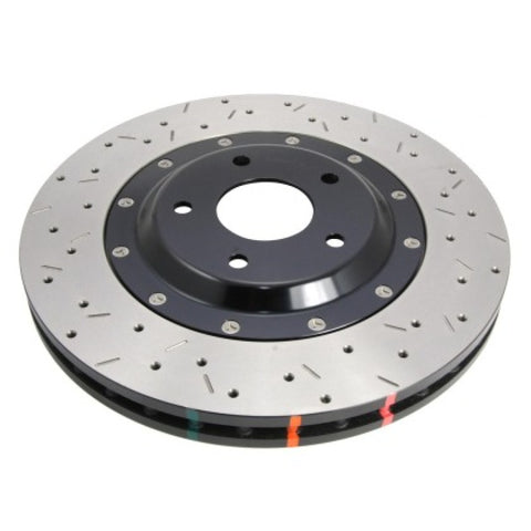 DBA 2020+ Chevrolet Corvette C8 Z51 Front Cross Drilled & Dimpled 5000 Series Rotor w/ NAS Nuts - DBA53928.1XD