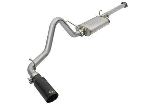 aFe MACHForce XP Cat Back SS Exhausts Black Tips 05-12 Toyota Tacoma L4-2.7L - 49-46031-B