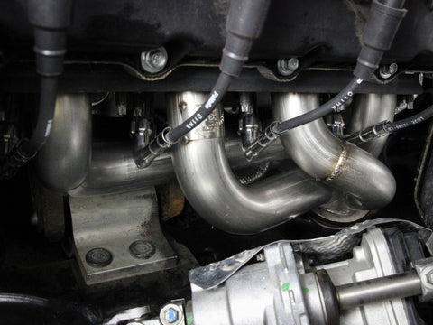 aFe Twisted Steel 1-7/8in 304 SS Headers 20-21 Ford F-250/F-350 V8-7.3L - 48-33029