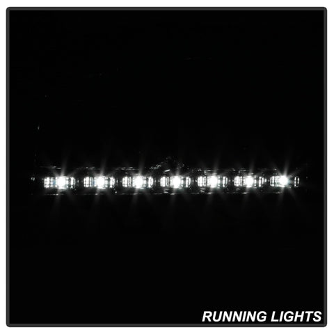 xTune Dodge Charger 06-10 1Pc LED Crystal Headlights Chrome HD-ON-DCH05-1PC-LED-C - 5017628