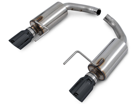 AWE Tuning S550 Mustang EcoBoost Axle-Back Exhaust - Touring Edition (Diamond Black Tips) - 3015-33086