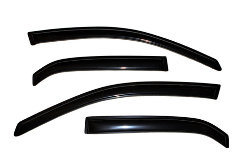 AVS 02-06 Mitsubishi Lancer Ventvisor Outside Mount Window Deflectors 4pc - Smoke - 94229