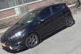 Rally Armor 13-19 USDM Ford Fiesta ST Black UR Mud Flap w/ Red Logo - MF29-UR-BLK/RD