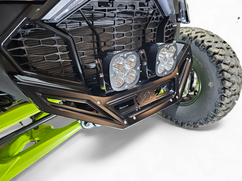 Elektric Offroad 2022-2025 Polaris Rzr Pro R/ Pro S/Turbo R Billet Front Winch Bumper Anodized Black - FWB610030
