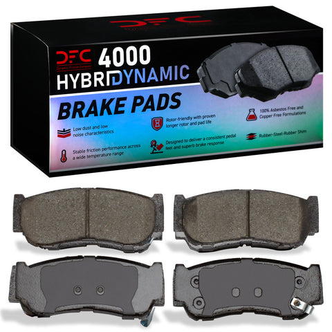 DFC 07-25 Hyundai Santa Fe Rear 4000 Hybridynamic Brake Pads - 4000-1297-00