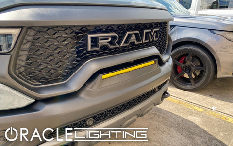 ORACLE Lighting 19-22 RAM Rebel/TRX Front Bumper Flush LED Light Bar System - Yellow - 5885-006