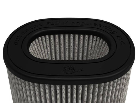 aFe MagnumFLOW Pro DRY S Air Filter (6 x 4)in F x (8-1/2 x 6-1/2)in B x (7-1/4 x 5)in T x 7-1/4in H - 20-91205D