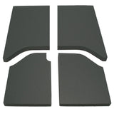 DEI 11-18 Jeep Wrangler JK 2-Door Boom Mat Headliner - 4 Piece - Black - 50138