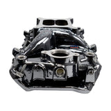 Edelbrock RPM Air-Gap Intake Manifold for Big-Block Chevy Oval Port - Black Plasma Finish - 7561-BP