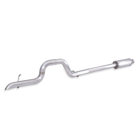 Stainless Works 2018+ Jeep Wrangler JL 304SS Factory Connect 2.5in Cat Back Dump Exhaust System - JPJLUCBD