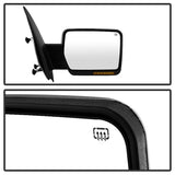 xTune Ford F150 07-14 Power Heated Amber LED Signal OE Mirror Left MIR-03349EH-P-L - 9935336