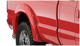 Bushwacker 08-10 Ford F-250 Super Duty Styleside Pocket Style Flares 4pc 81.0/96.0in Bed - Black - 20917-02