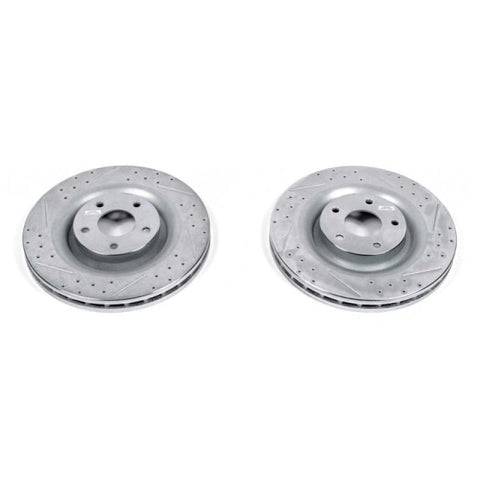 Power Stop 06-13 Chevrolet Corvette Front Evolution Drilled & Slotted Rotors - Pair - AR82113XPR