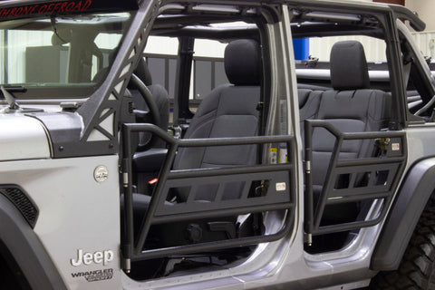 Fishbone Offroad 2018+ Jeep Wrangler JL Front/Rear Tube Doors - FB24086