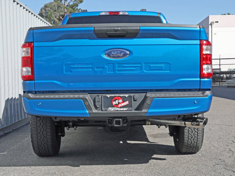 aFe Apollo GT 3in 409 SS Cat-Back Exhaust 2021 Ford F-150 V6 2.7L/3.5L (tt)/V8 5.0L w/ Polished Tips - 49-43125-P