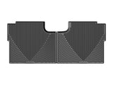 WeatherTech 2015+ Ford F-150 SuperCrew Rear Rubber Mats - Black - W346